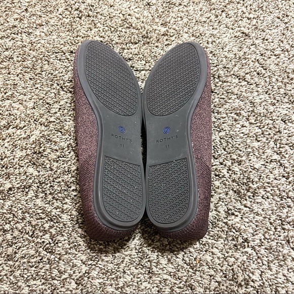 VGUC Size 11 Truffle Python Rothy’s Flat - Picture 7 of 7